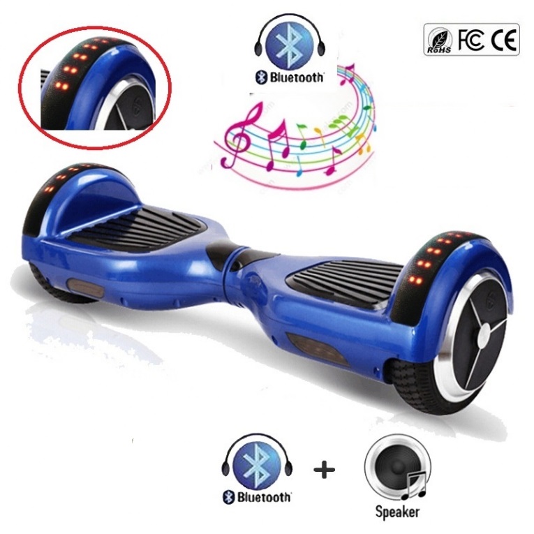 Hoverboard 6,5" Bluetooth + machnetische Gyroscoop ( rbg led)